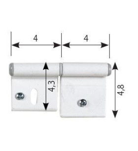 PAR KIT BISAGRA DERECHA + IZQUIERDA C10 48X40 + 43X40...