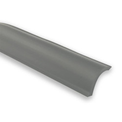Gray plastic screw cover profile 11mm