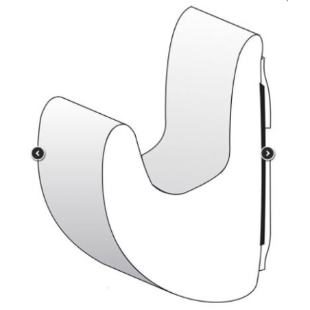 DRIP STOP Mini gutter for walls of 10 mt