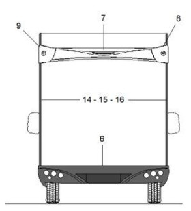 CARTER COURBE ARRIERE GAUCHE ELNAGH BARON RAL 9010 C /...