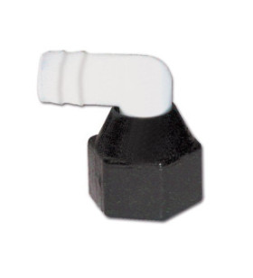 Raccordo x pompa 1/2-14NPT(F) x 3/8 bava curvo"