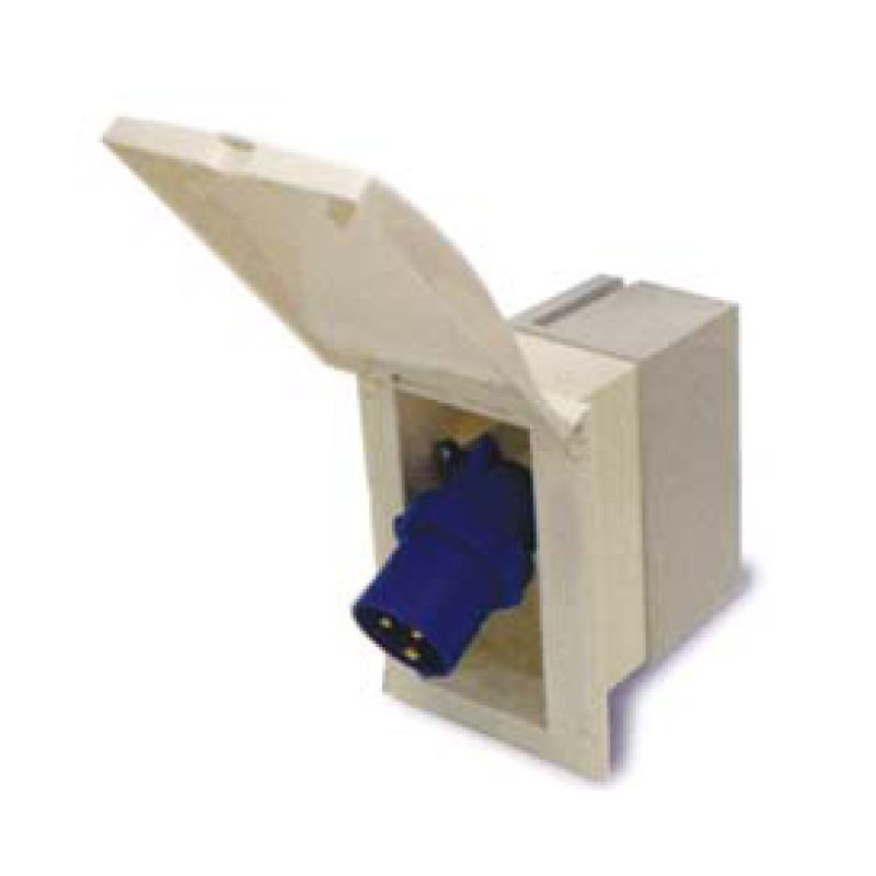 Prise extérieure caravane 160x110 - 16A 2P +...