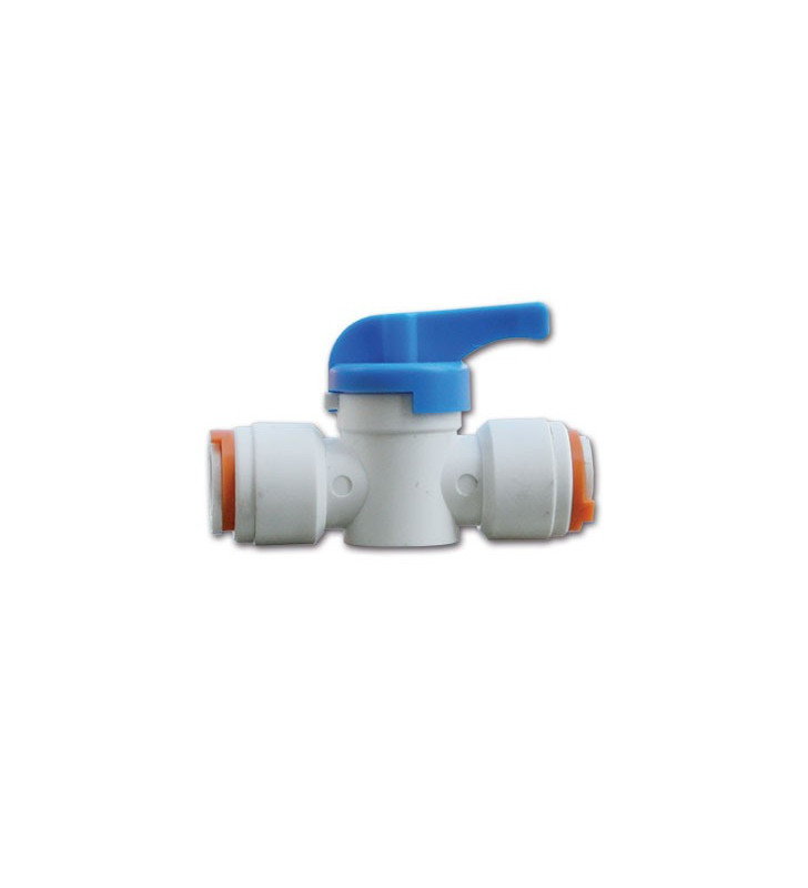 Racc. dritto Ø 12 mm c/rubinetto