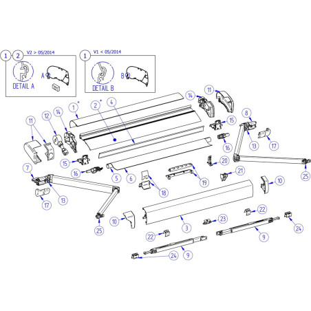 Mechanismus 6002 - 6200 - 6300 THULE - 1500602606