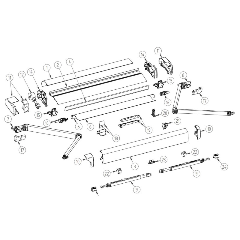 Juego de Tapas Derecha/Izquierda 6200 Caja...