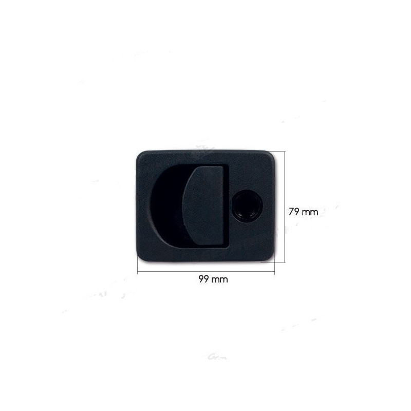 Black STS lock KUBUS model for hatches without...