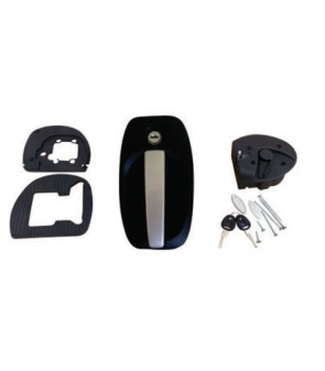 Cerradura SMART FAP completa negra/plata con rotor y llaves