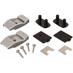 SUPPORTS MURAUX ALU TITANE FLAMME 98655-728.