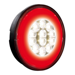 FARO RETROMARCIA POSIZ ROTONDO LED 12/24V 2