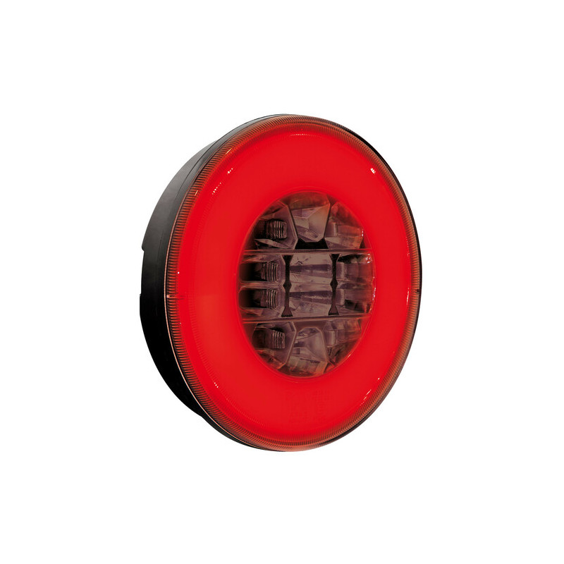 FANALE POST.ROTONDO 12/24V - 29 LED 3 FUNZIONI