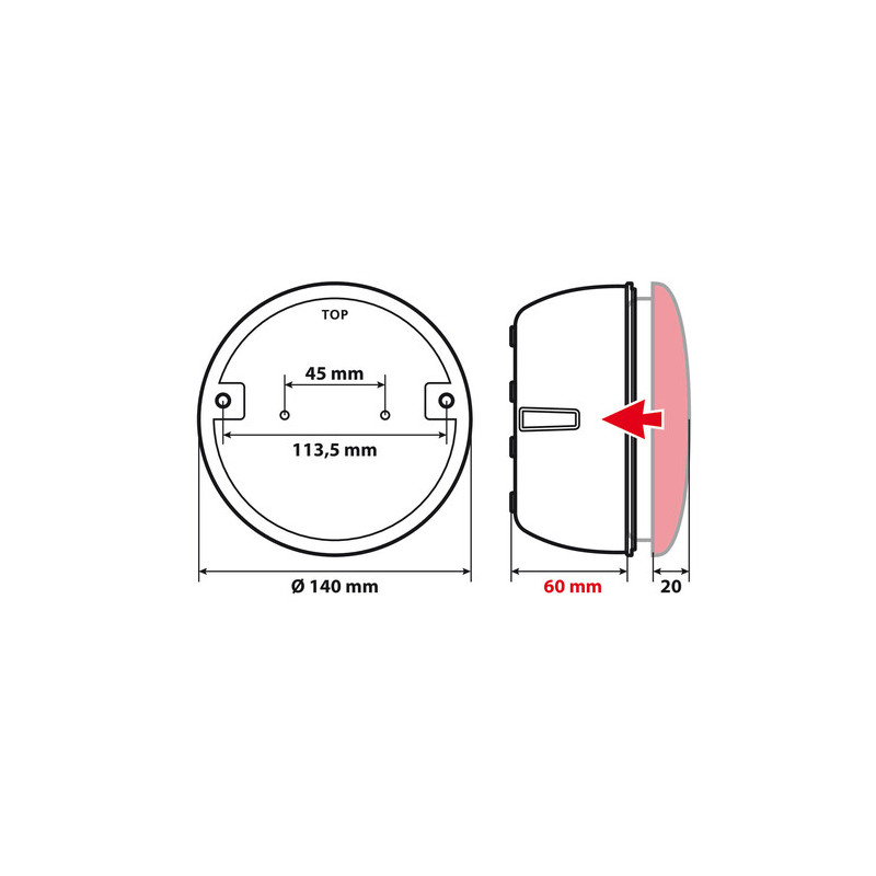 BASE POUR LAMPES RONDES Ø 140 MM as. 9441,...