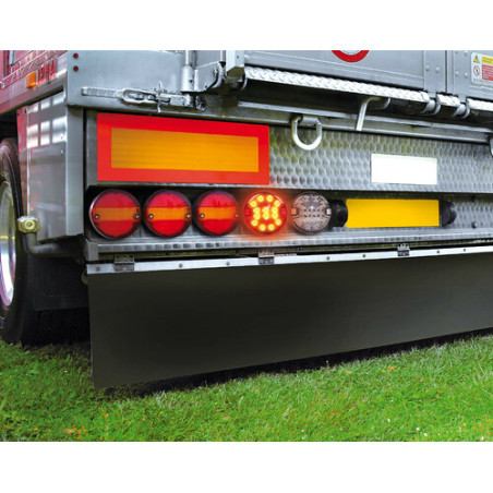 ROUND REAR FOG LIGHT LED 12 / 24V Ø 140 mm