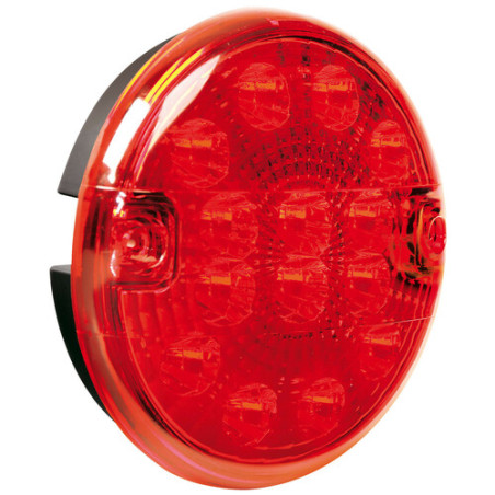 PHARE ANTIBROUILLARD ARRIERE ROND LED 12 / 24V Ø 140 mm