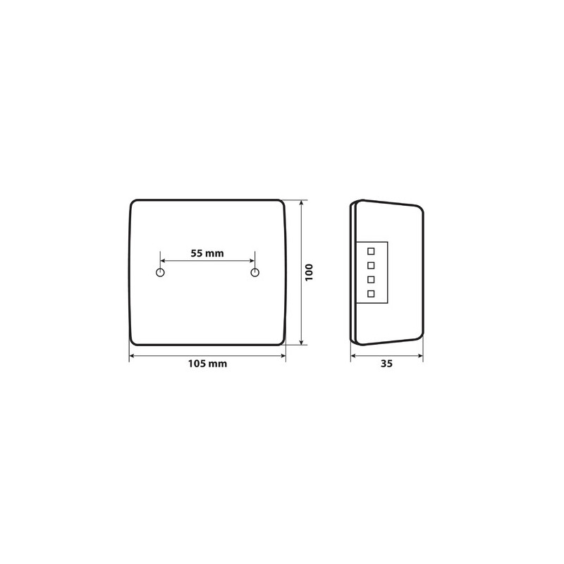 REAR LIGHT WITH 25 LED 4 FUNCTIONS RIGHT