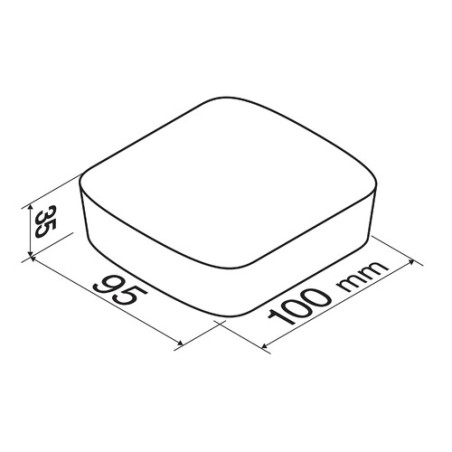 KIT SEGNALAZIONE 28 LED POSTERIORE MAGNETICO A LED