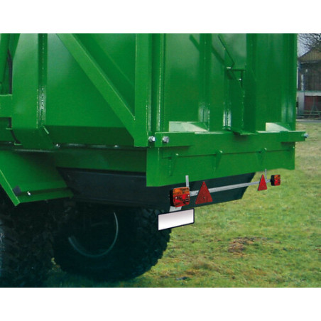 Ausziehbare Metallstange für Heckschilder, 12 V - 100 bis 160 cm