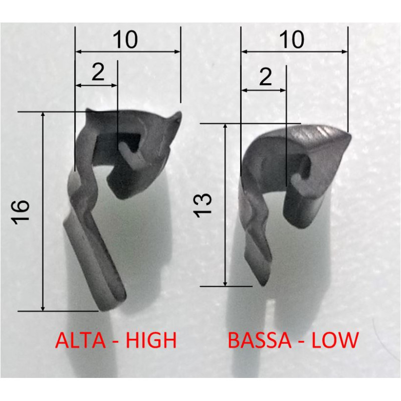 5 mt Guarnizione ALTA 2x10X16 MM copertura...