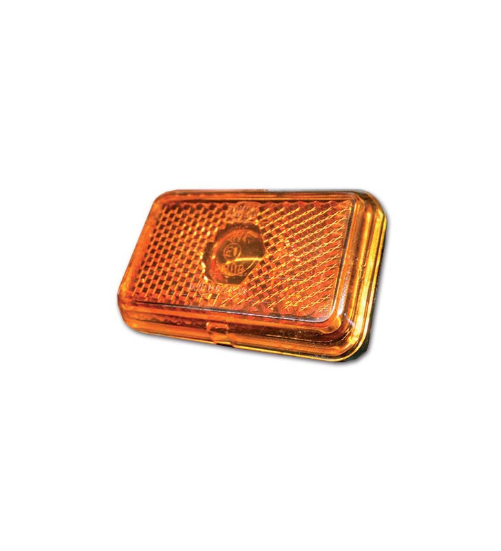 Panneau d'obstruction rectangulaire orange