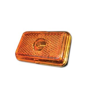 Panneau d'obstruction rectangulaire orange