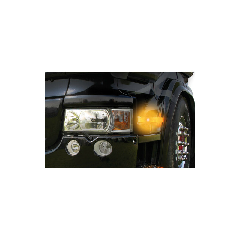 EINBAULEUCHTE 8 "1LED 24V GELB"