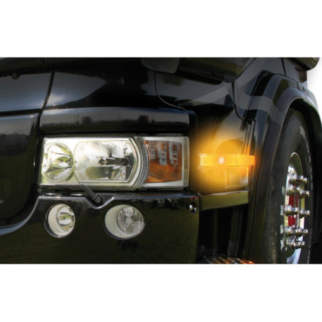 RECESSED LIGHT 8 "1LED 24V AMBER"