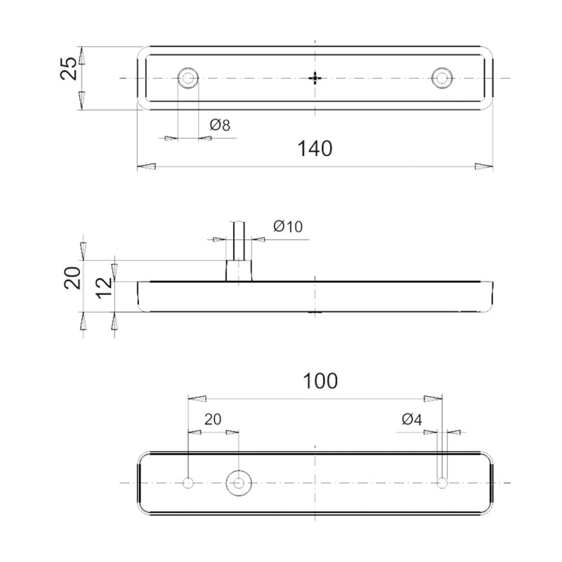 JOKON LED-Konturlicht orange