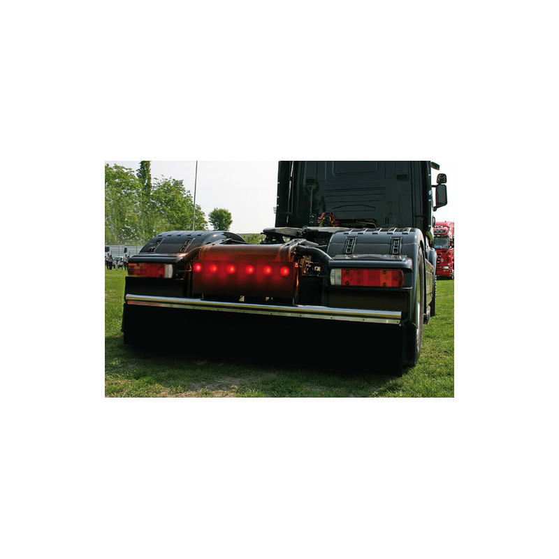 RECESSED LIGHT - 1LED - 9/32V - RED diameter 30 mm