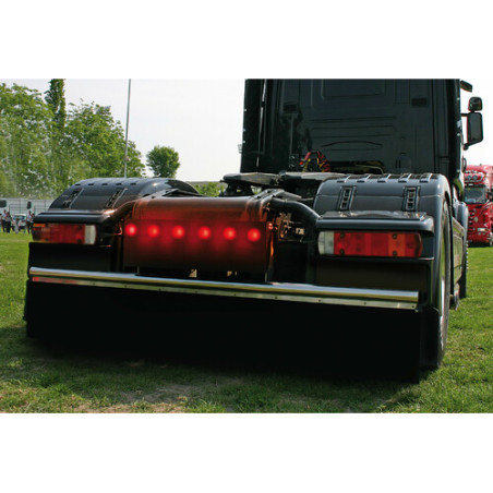 LUCE INCASSSO - 1LED - 9/32V - ROSSA diametro 30 mm