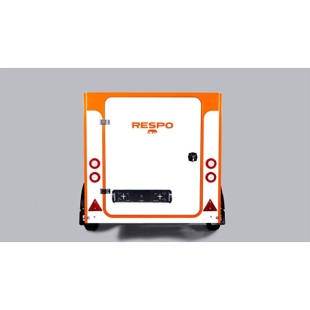 Portamatrículas IP67 con luz led 12/24V, conector de 2 vías