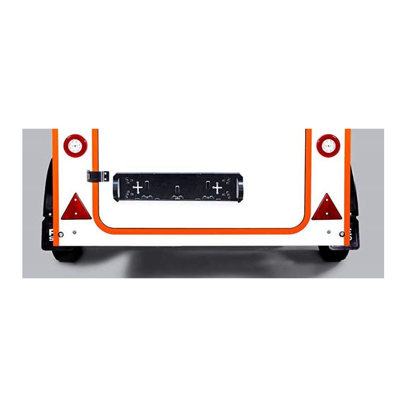 Portamatrículas IP67 con luz led 12/24V,...