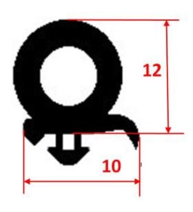 5 meters Rubber Profile Door or Locker