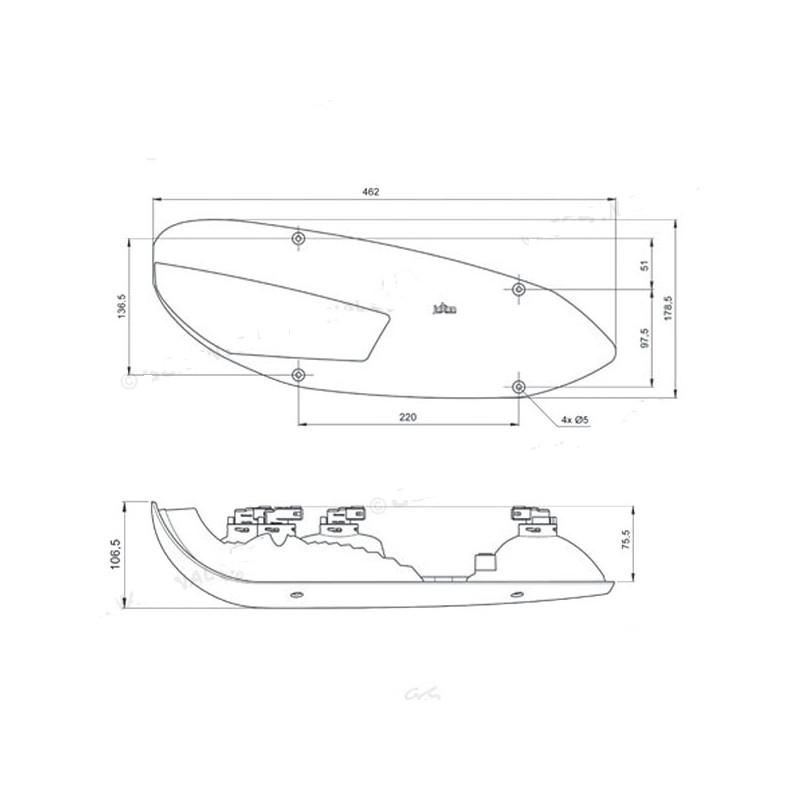 BBSNWDR JOKON L3000 - Feu multifonction droit...