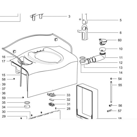 SC402 WASSERFÜLLTRICHTER D / GRAU