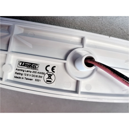 Lampada esterna 8W led AW8 4000K cornice bianca