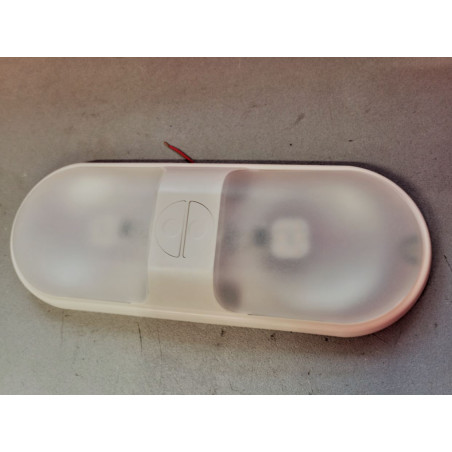 CEILING LAMP 70BIS LED 12V 300Lm WW 2XLV9 + INT. WHITE