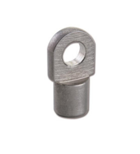 Gas spring support flat head terminal M8 Aisi 316 model L