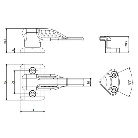 Stabiler Türstopper grau EURAMAX Türen