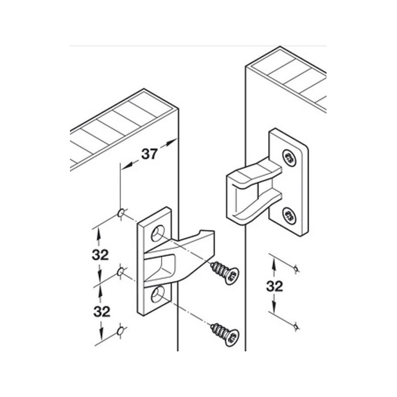 Keku panel fixer to insert
