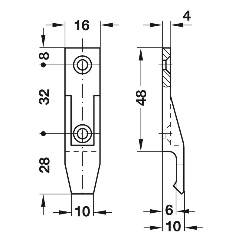 Keku Verriegelungsplattenhalter
