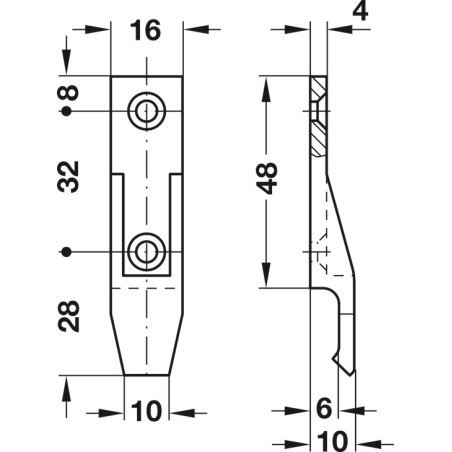 Keku Verriegelungsplattenhalter