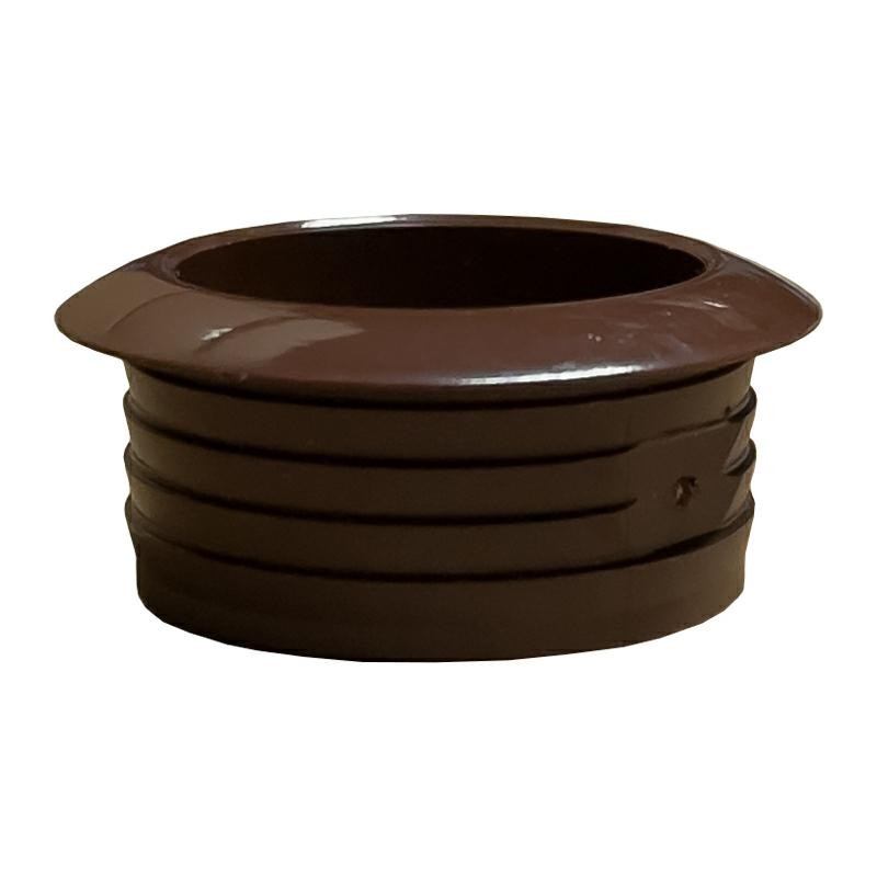 Mini rosetón marrón