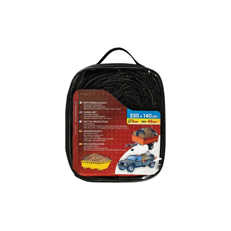 Rete per bagagli 250x140 cm con boirsetta