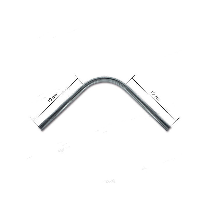 Curved upper guide for door KS R 90 mm