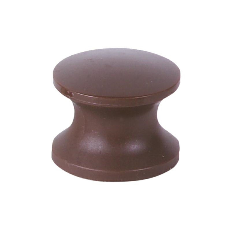 Bouton Push Lock marron