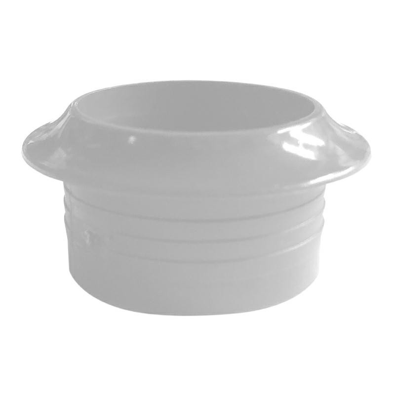 Rosette 13 mm blanc x serrure à poussoir