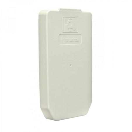 Wall-mounted fireplace cover for grate Serie 2 from 02/92 to 06/06 cream white