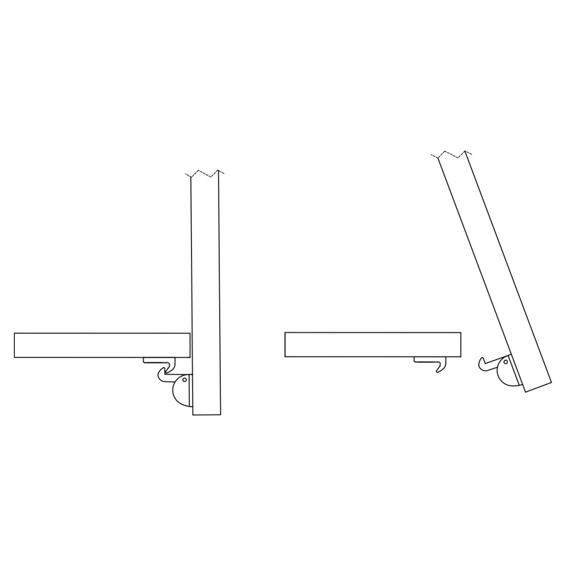 BALDACCI - V510 Kit maniglia per mobili cromo...