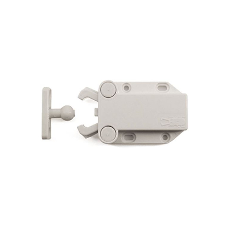 Push closure for doors without handle