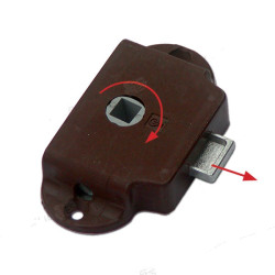 Cerradura Piccolo Nova DX marrón D25