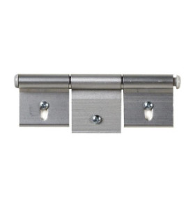 C11 48X40 + 2*43X40 SILVER ANODIZED HINGE KIT